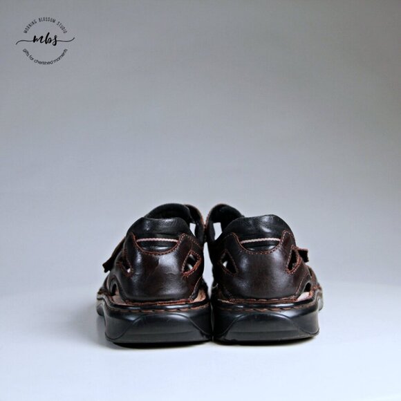 Josef Seibel Jeremy‎ Moro Fisherman Sandals Brown Men EU 44, US 10.5 main image 9
